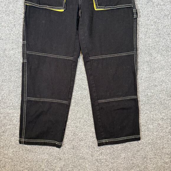 Urban Outfitters Pants Womens 26 Black BDG Carpenter Y2K Grunge Goth Skater - Picture 2 of 9